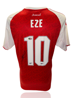 EBERECHI EZE SIGNED 2025/26 ARSENAL FC HOME SHIRT (ACG CERT AG17491)-1