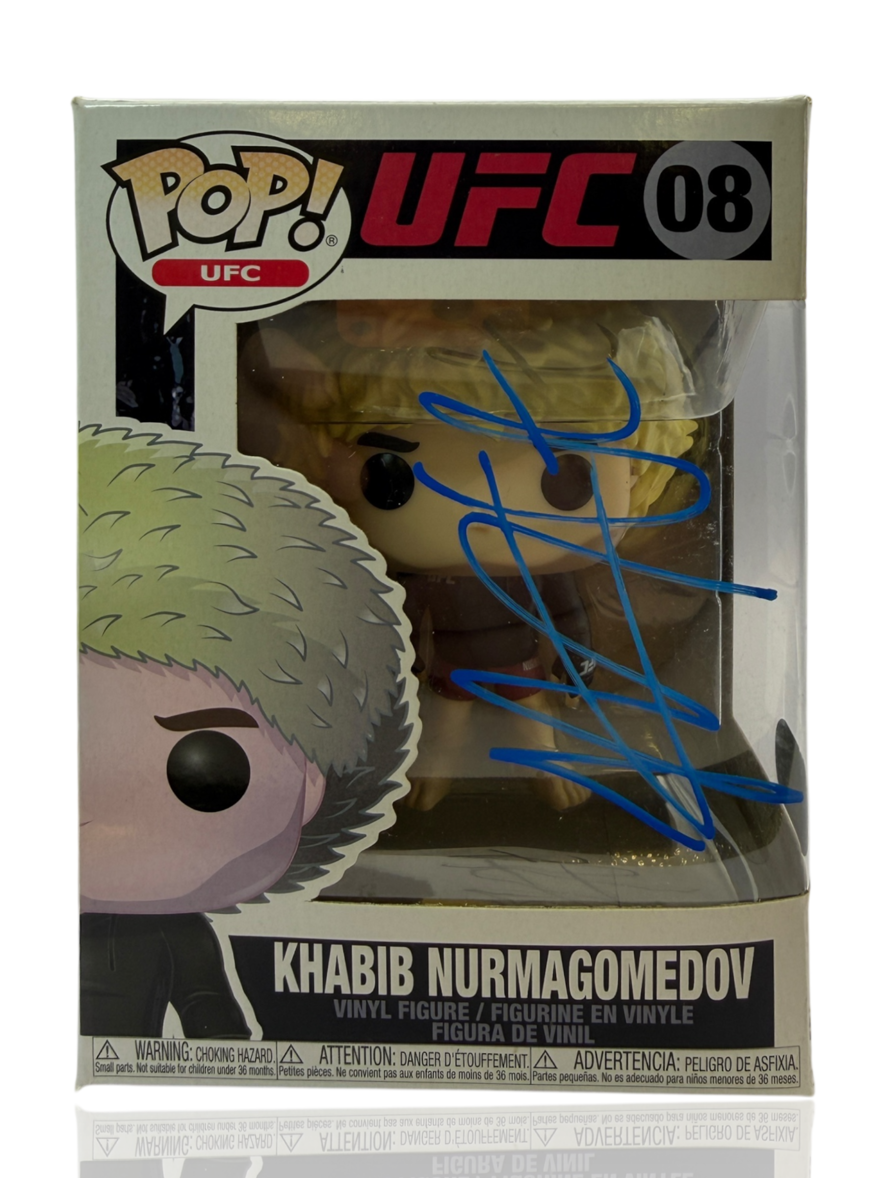 KHABIB NURMAGOMEDOV SIGNED UFC FIGHTER FUNKOPOP #08 (ACG CERT AG17669)
