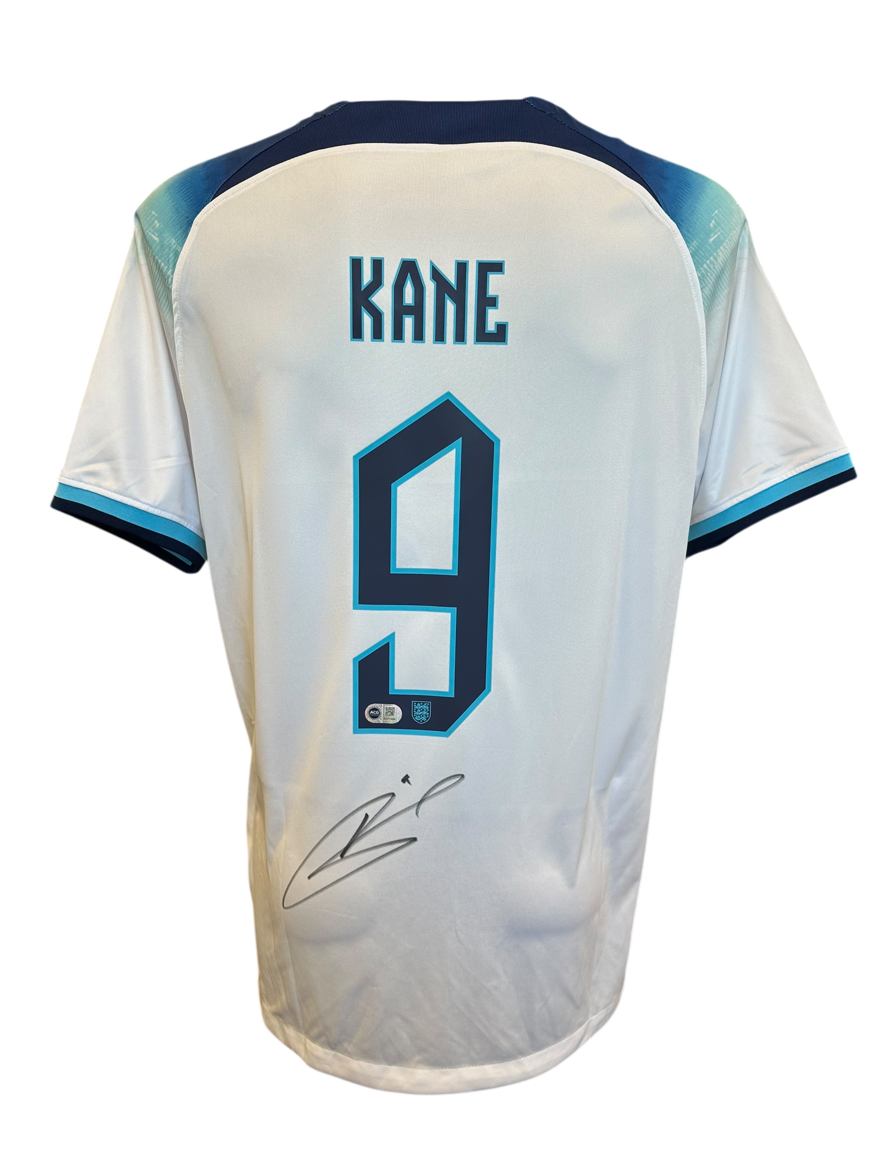HARRY KANE SIGNED 2022 ENGLAND RECORD GOAL SCORER HOME SHIRT (ACG CERT AG17286)