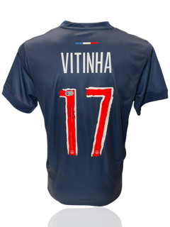 VITINHA SIGNED 2024/25 PARIS SAINT-GERMAIN PSG UCL HOME SHIRT (ACG CERT AG17490)-1