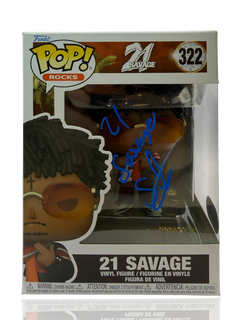 21 SAVAGE SIGNED RAPPER FUNKO POP! #322 (ACG CERT AG17670)-1