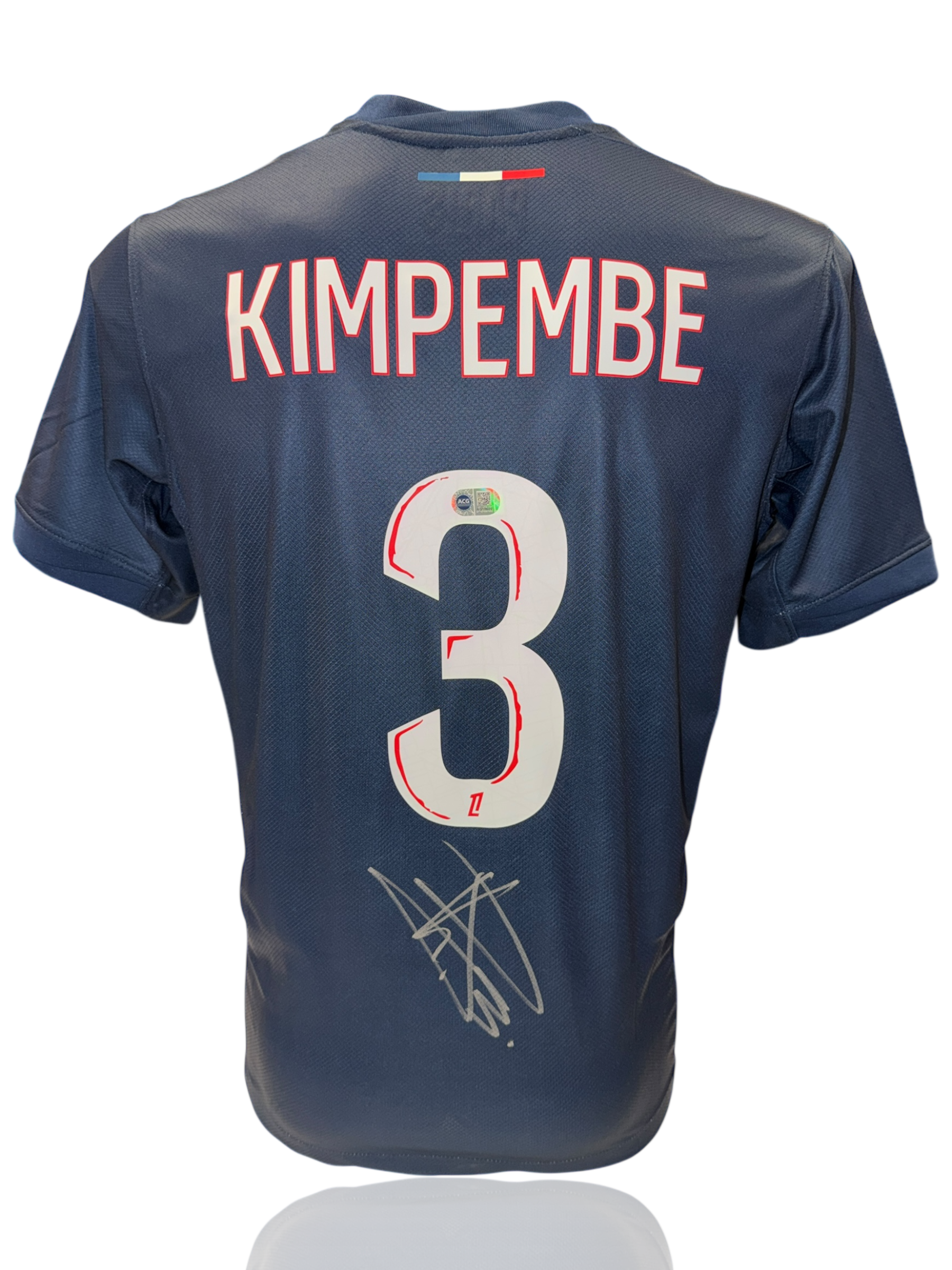 PRESNEL KIMPEMBE SIGNED 2024/25 PARIS SAINT-GERMAIN PSG HOME SHIRT (ACG CERT AG17600)-1
