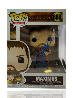 RUSSELL CROWE SIGNED MAXIMUS GLADIATOR #860 FUNKO POP! (ACG AG17671)-1
