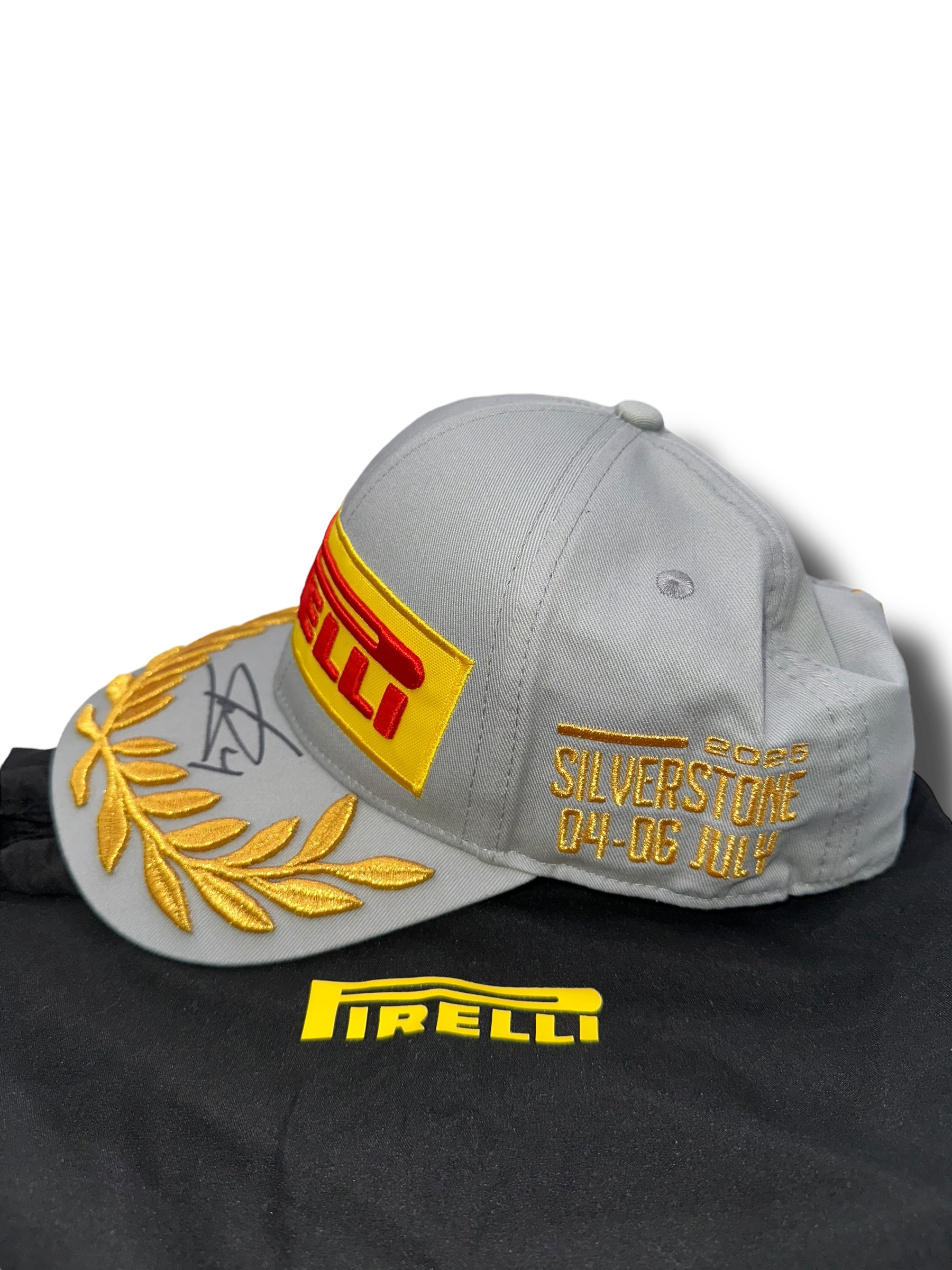 LANDO NORRIS SIGNED SILVERSTONE 2025 PIRELLI FORMULA 1 CAP (ACG CERT AG16976)