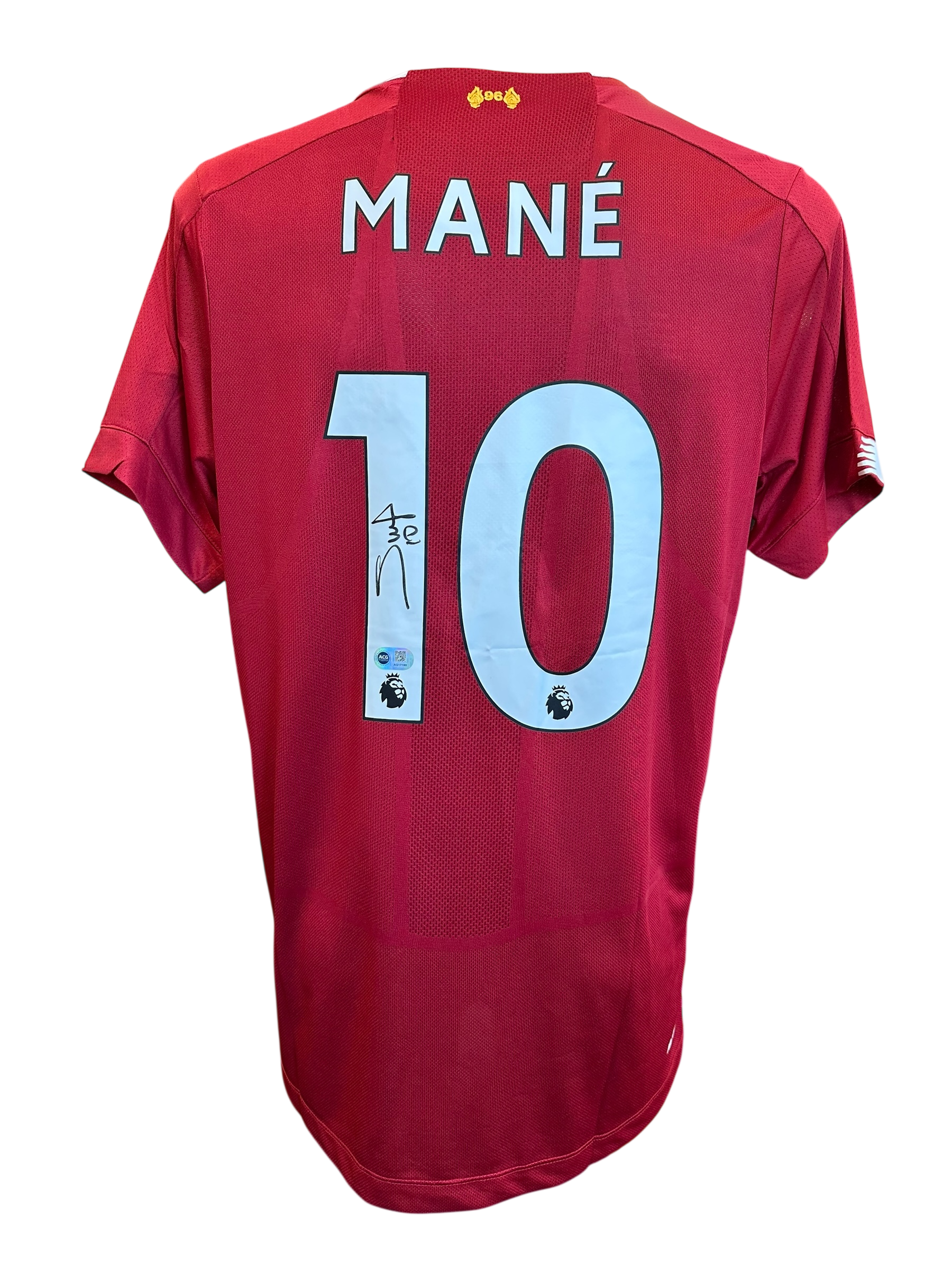 SADIO MANE SIGNED LIVERPOOL FC 2019/20 HOME SHIRT (ACG CERT AG17199)-1