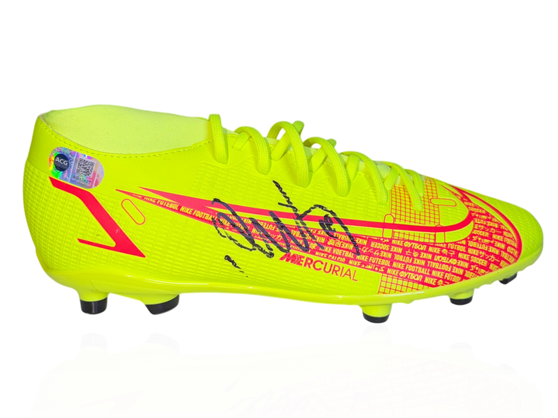 RUI COSTA SIGNED NIKE FOOTBALL BOOT PORTUGAL LEGEND (ACG CERT AG17527)-1