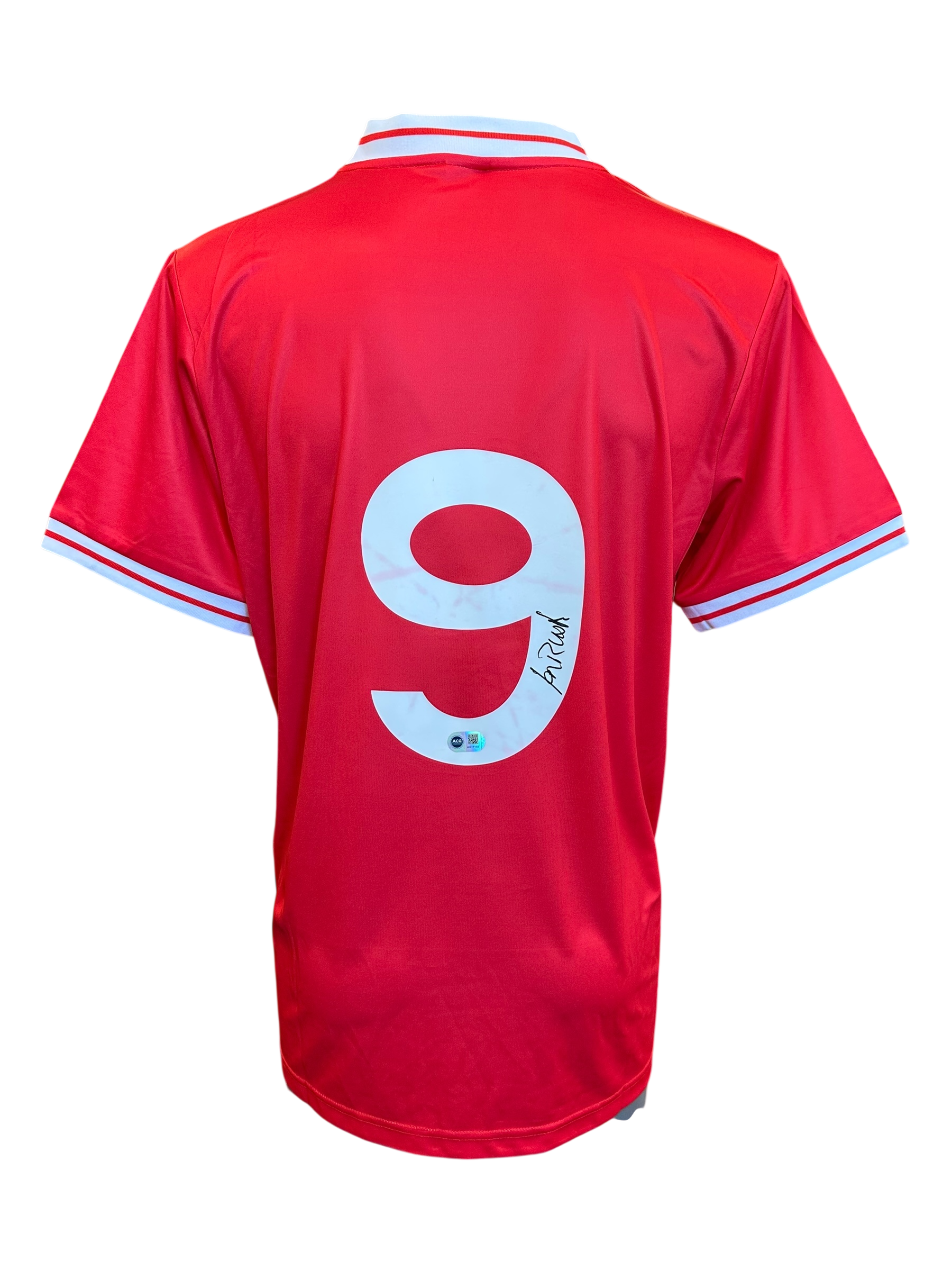 IAN RUSH SIGNED LIVERPOOL FC 1984 HOME SHIRT (ACG CERT AG17197)-1
