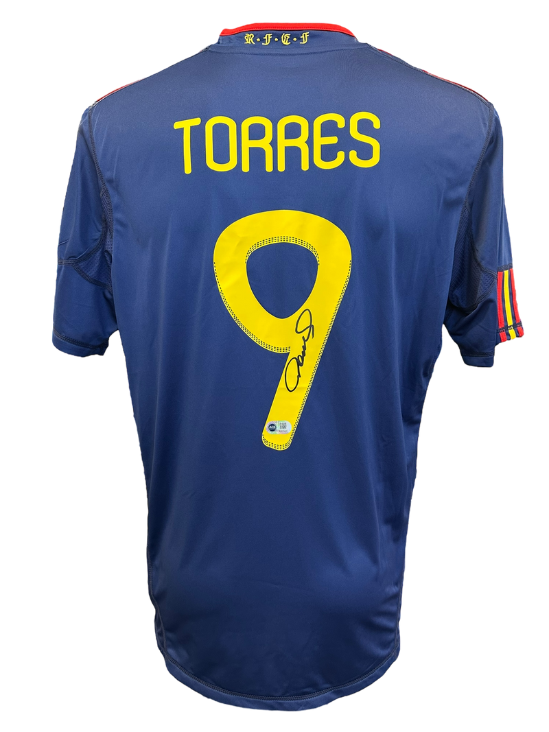 FERNANDO TORRES SIGNED SPAIN 2010 WORLD CUP WINNERS SHIRT (ACG CERT AG17245)-1
