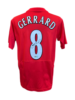 STEVEN GERRARD SIGNED LIVERPOOL FC ISTANBUL 2005 SHIRT (ACG CERT AG17196)-1