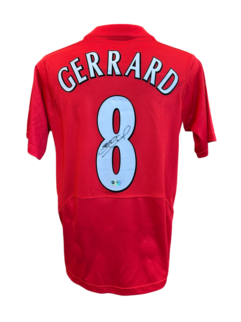 STEVEN GERRARD SIGNED LIVERPOOL FC ISTANBUL 2005 SHIRT (ACG CERT AG17196)-1