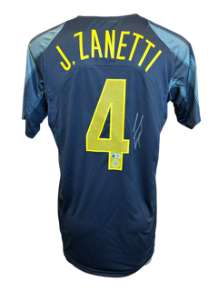 JAVIER ZANETTI SIGNED INTER MILAN 2004/05 AWAY SHIRT (ACG CERT AG17291)-1