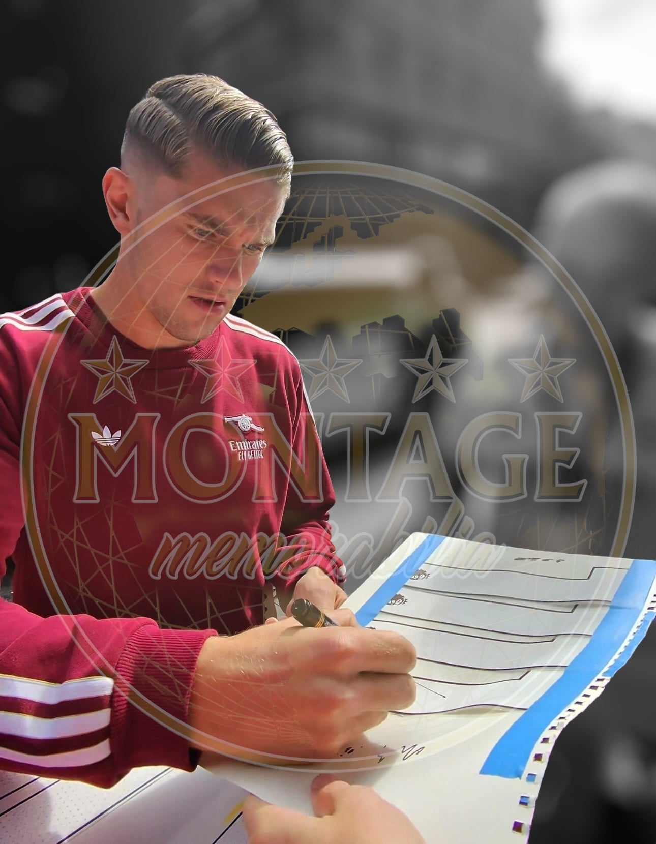 VIKTOR GYOKERES SIGNED ARSENAL FC 2025/26 HOME SHIRT (ACG CERT AG17298)
