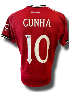 MATHEUS CUNHA SIGNED MANCHESTER UNITED 2025/26 HOME SHIRT (ACG CERT AG16576)-1