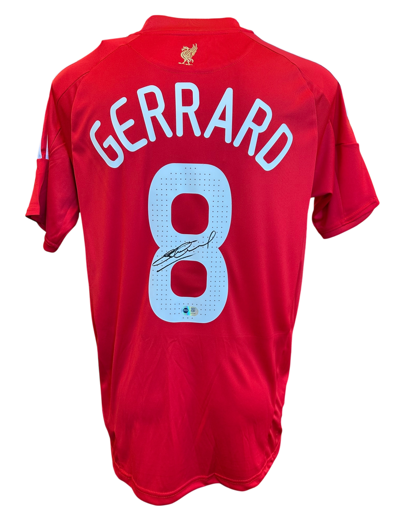 STEVEN GERRARD SIGNED LIVERPOOL FC 2008/10 HOME SHIRT (ACG CERT AG17195)-1