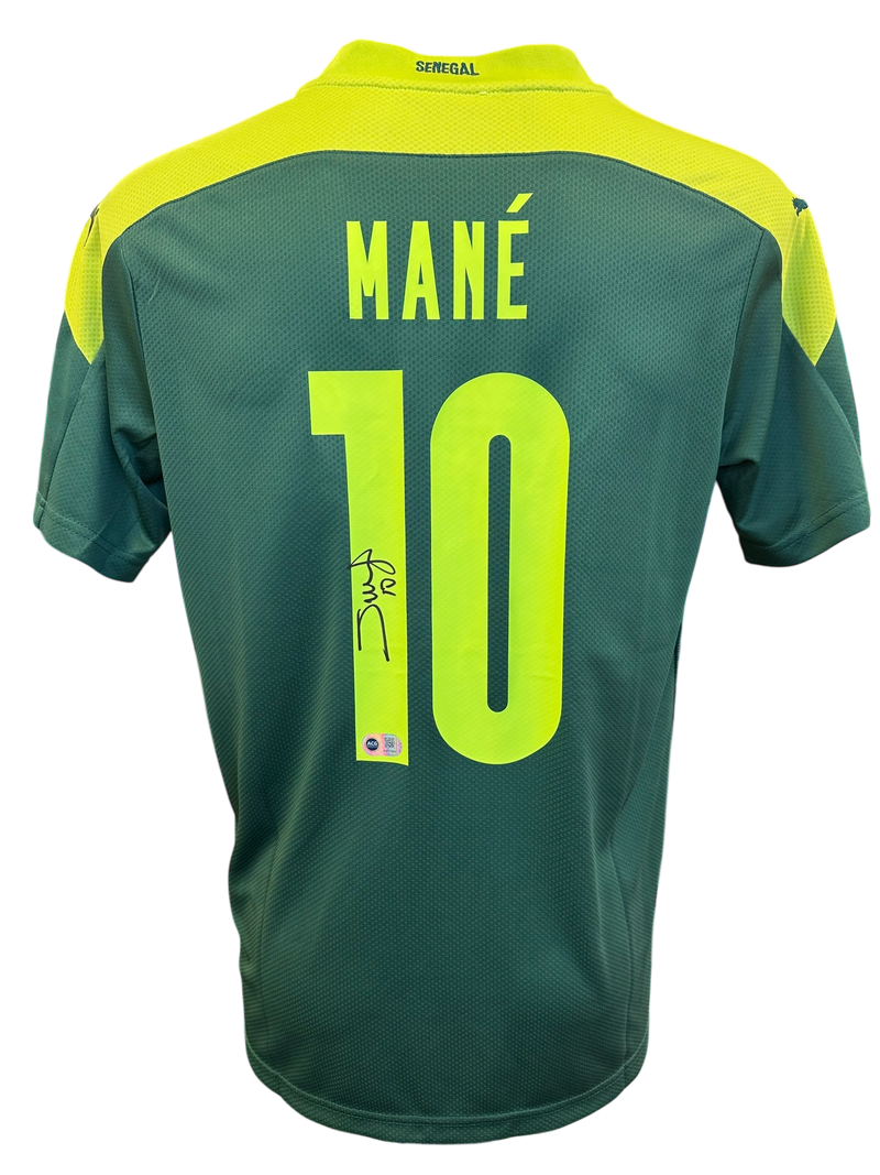 SADIO MANE SIGNED SENEGAL AFCON 2021 WINNERS HOME SHIRT (ACG CERT AG17243)-1
