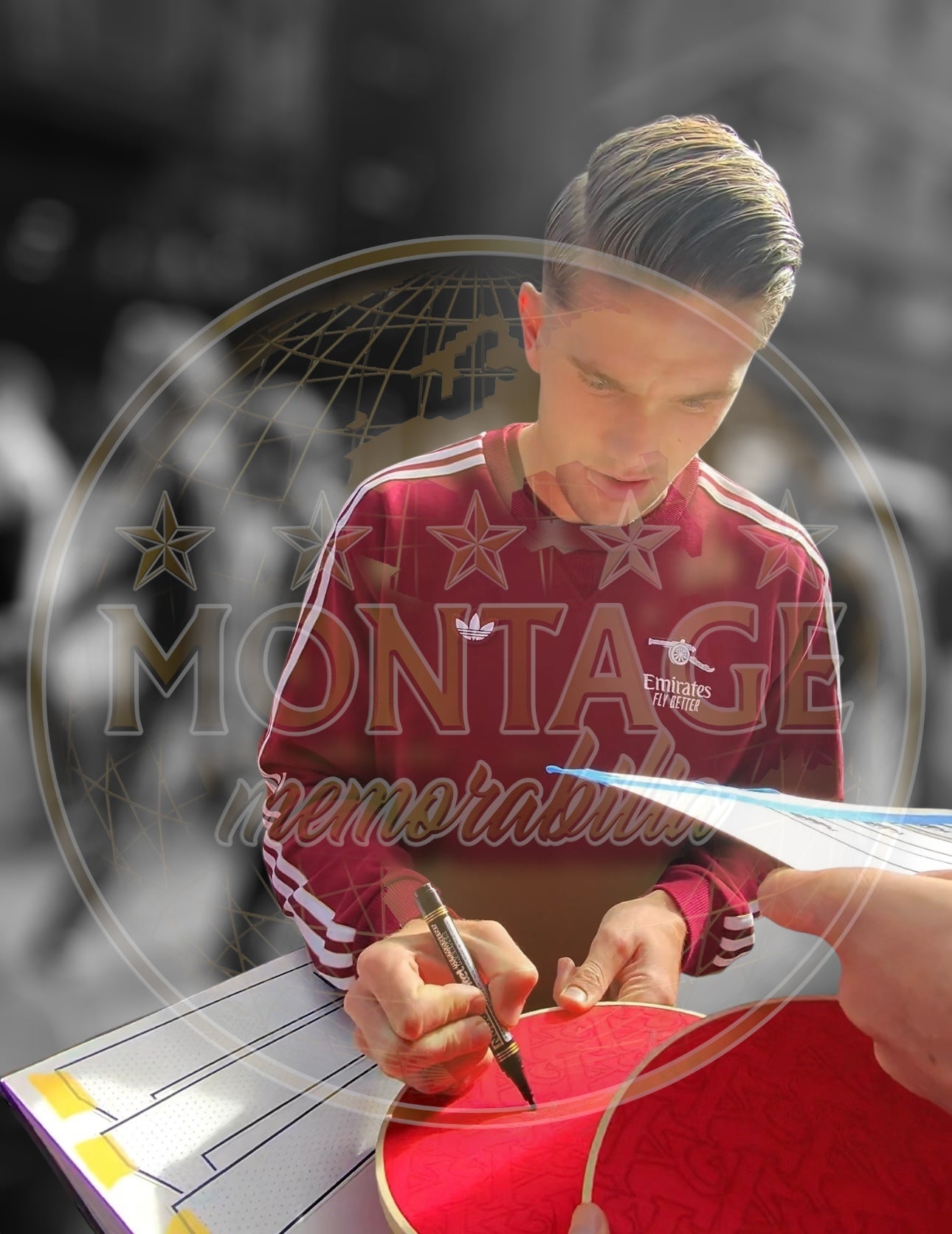 VIKTOR GYOKERES SIGNED ARSENAL FC 2025/26 HOME SHIRT (ACG CERT AG17295)