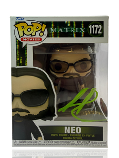 KEANU REEVES SIGNED NEO THE MATRIX FUNKO POP! #1772 (ACG CERT AG17677)-1