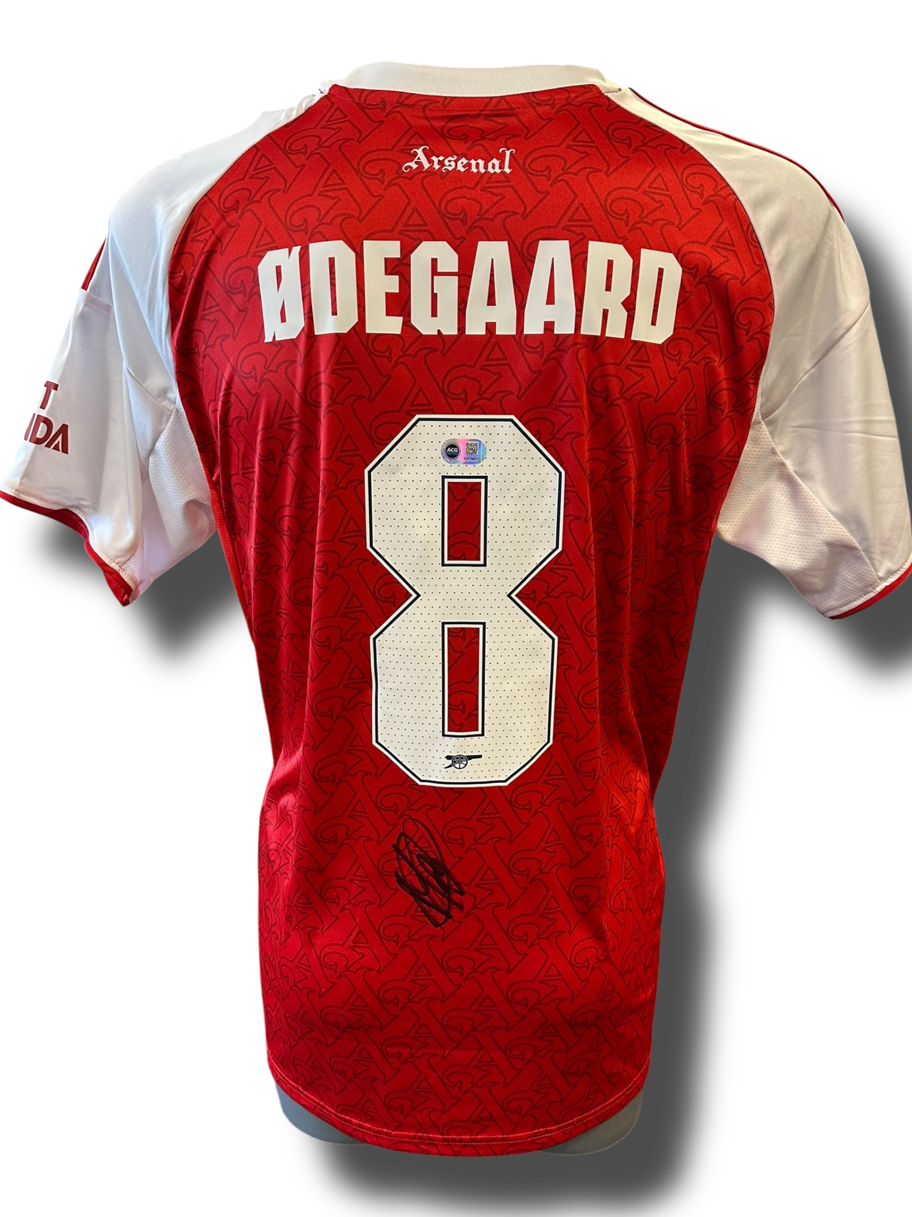 MARTIN ODEGAARD SIGNED ARSENAL FC 2025/26 HOME SHIRT (ACG CERT AG16577)-1