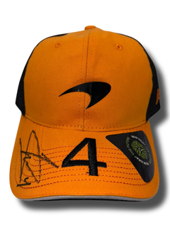 LANDO NORRIS SIGNED MCLAREN CASTORE 2024 FORMULA 1 CAP (ACG CERT AG16966)-1