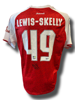 MYLES LEWIS-SKELLY SIGNED ARSENAL FC 2025/26 HOME SHIRT (ACG CERT AG16578)-1