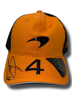 LANDO NORRIS SIGNED MCLAREN CASTORE 2024 FORMULA 1 CAP (ACG CERT AG16967)-1