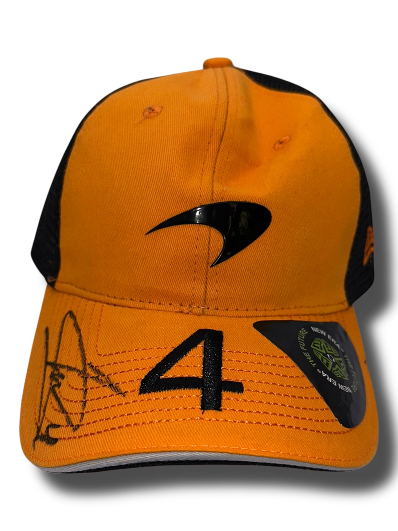 LANDO NORRIS SIGNED MCLAREN CASTORE 2024 FORMULA 1 CAP (ACG CERT AG16967)-1