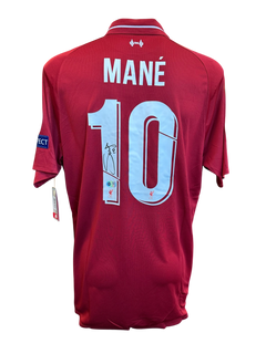 SADIO MANE SIGNED LIVERPOOL FC 2018/19 UCL FINAL MADRID SHIRT (ACG CERT AG17193)-1