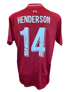 JORDAN HENDERSON SIGNED 2018/19 LIVERPOOL UCL FINAL MADRID SHIRT (ACG CERT AG17190)-1