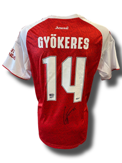 VIKTOR GYOKERES SIGNED ARSENAL FC 2025/26 HOME SHIRT (ACG CERT AG16582)-1