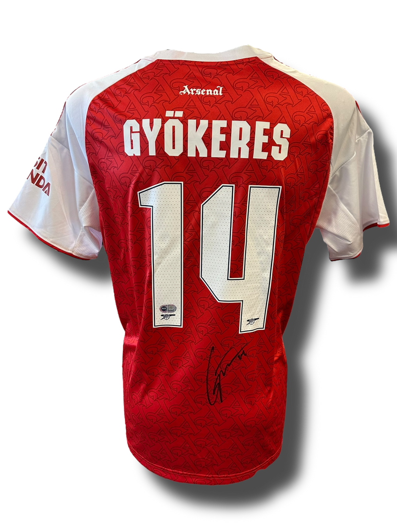 VIKTOR GYOKERES SIGNED ARSENAL FC 2025/26 HOME SHIRT (ACG CERT AG16582)-1