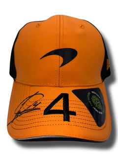 LANDO NORRIS SIGNED MCLAREN CASTORE 2024 FORMULA 1 CAP (ACG CERT AG16972)-1