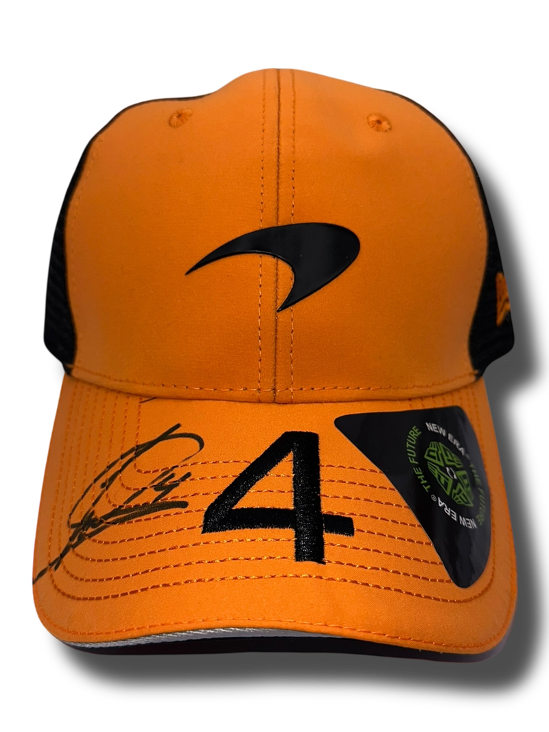 LANDO NORRIS SIGNED MCLAREN CASTORE 2024 FORMULA 1 CAP (ACG CERT AG16972)-1