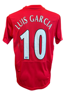 LUIS GARCIA SIGNED LIVERPOOL FC 2005 ISTANBUL HOME SHIRT (ACG CERT AG17188)-1