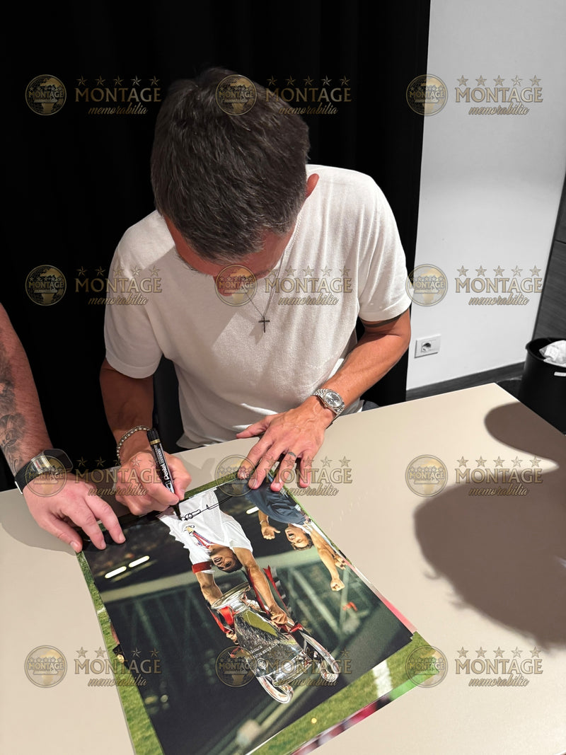 PAOLO MALDINI SIGNED AC MILAN ITALY LEGEND 14x11 PHOTO (ACG CERT AG17409)-2