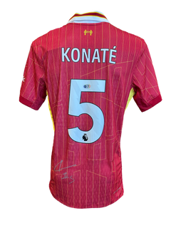 IBRAHIMA KONATE SIGNED 2024/25 LIVERPOOL FC HOME SHIRT (ACG CERT AG17179)-1