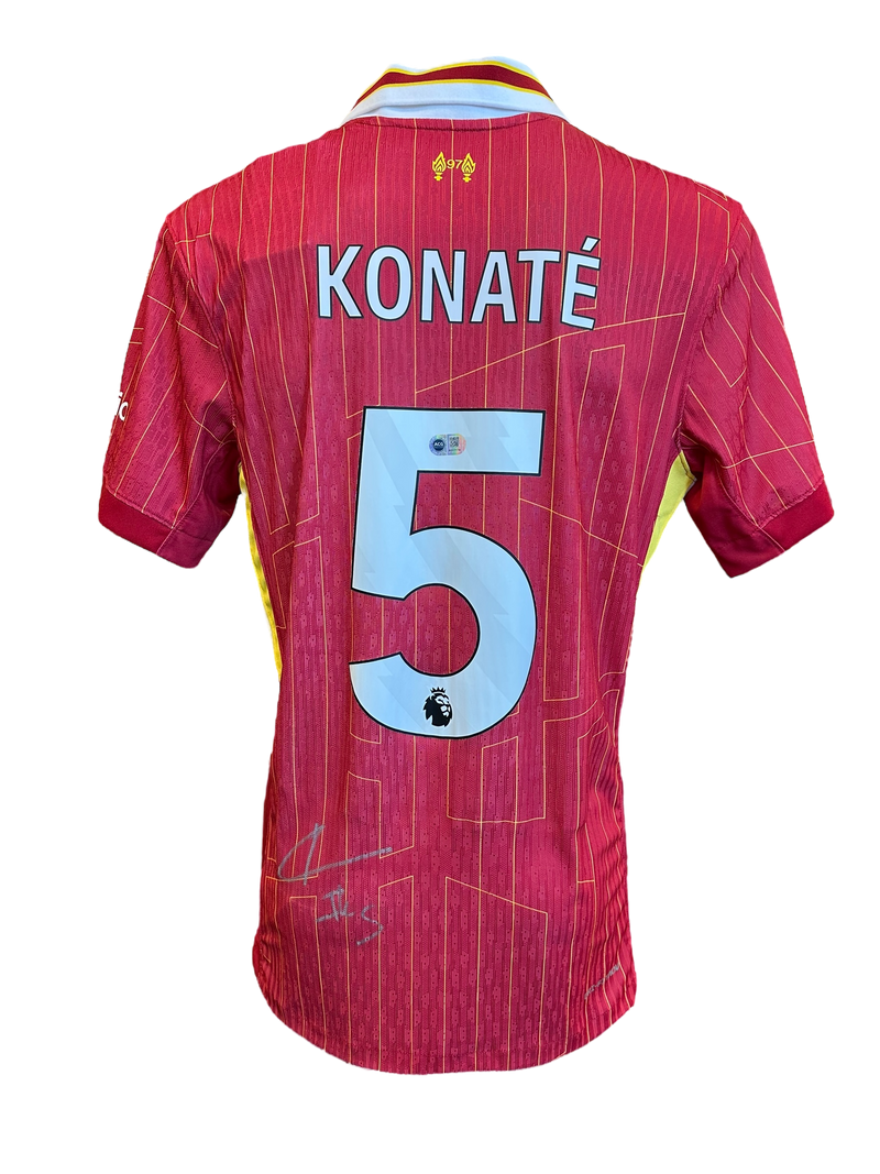 IBRAHIMA KONATE SIGNED 2024/25 LIVERPOOL FC HOME SHIRT (ACG CERT AG17179)-1