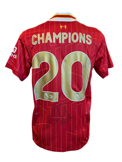 ARNE SLOT SIGNED LIVERPOOL FC 24/25 PL CHAMPIONS GOLD SHIRT (ACG CERT AG17177)-1