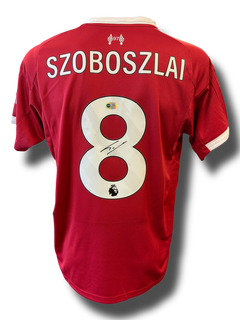 DOMINIK SZOBOSZLAI SIGNED 2025/26 LIVERPOOL FC HOME SHIRT (ACG CERT AG16608)-1