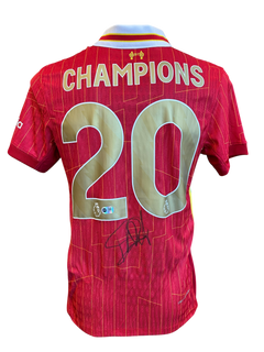 ARNE SLOT SIGNED LIVERPOOL FC 2024/25 CHAMPIONS HOME SHIRT (ACG CERT AG17176)-1
