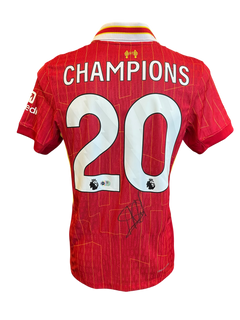 ARNE SLOT SIGNED LIVERPOOL FC 24/25 PL CHAMPIONS HOME SHIRT (ACG CERT AG17174)-1
