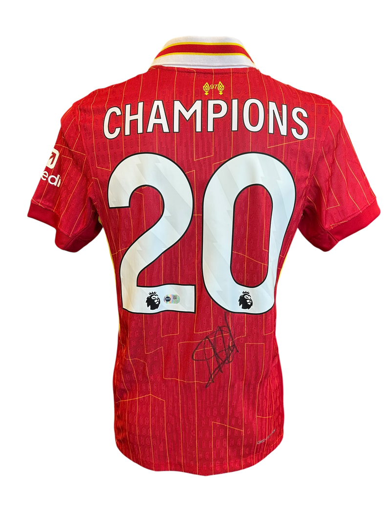 ARNE SLOT SIGNED LIVERPOOL FC 24/25 PL CHAMPIONS HOME SHIRT (ACG CERT AG17174)-1