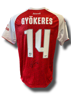 VIKTOR GYOKERES SIGNED ARSENAL FC 2025/26 HOME SHIRT (ACG CERT AG16594)-1