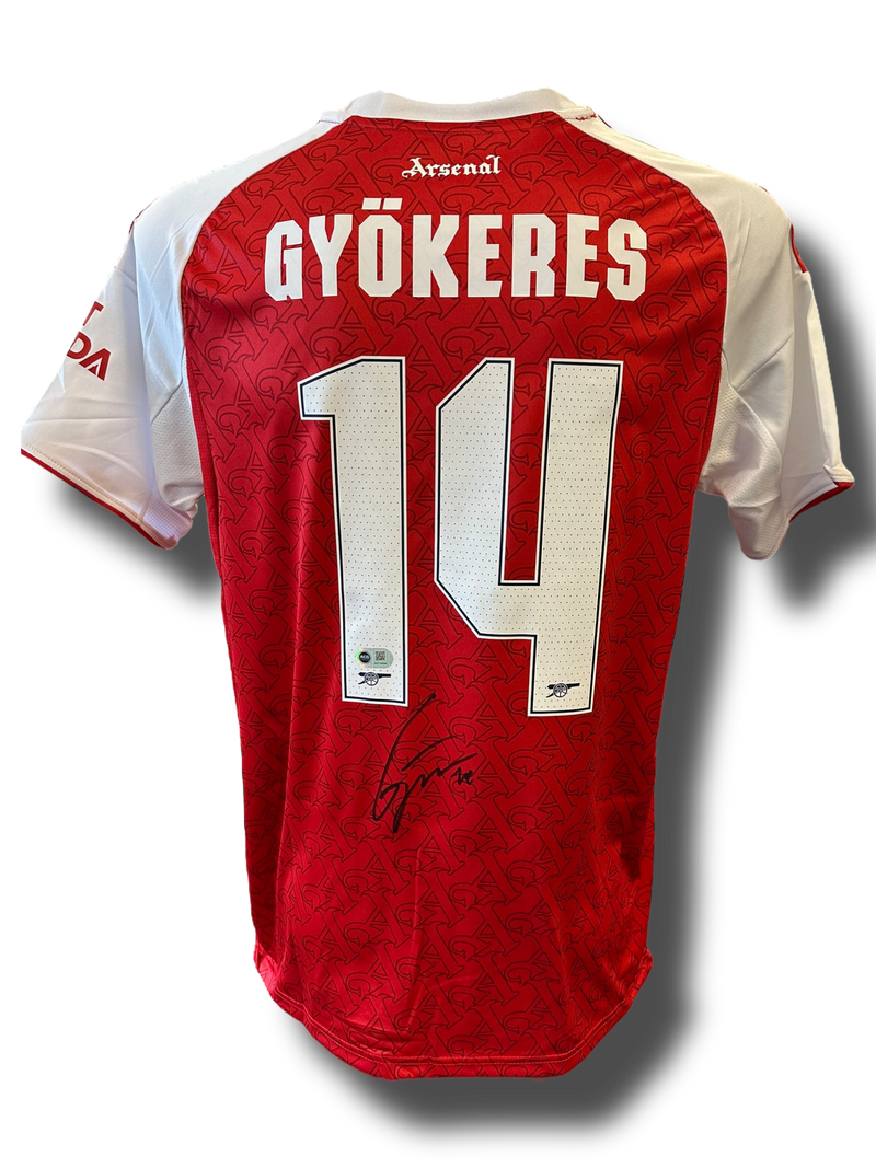 VIKTOR GYOKERES SIGNED ARSENAL FC 2025/26 HOME SHIRT (ACG CERT AG16594)-1