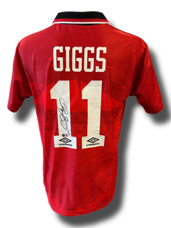 RYAN GIGGS SIGNED MANCHESTER UNITED 1994/96 HOME SHIRT (ACG CERT AG16608)-1