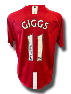 RYAN GIGGS SIGNED MANCHESTER UNITED 2007/08 HOME SHIRT (ACG CERT AG16615)-1