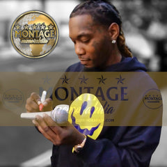 OFFSET THE MIGOS CULTURE SIGNED MICROPHONE US RAP STAR (AFTAL COA)-2