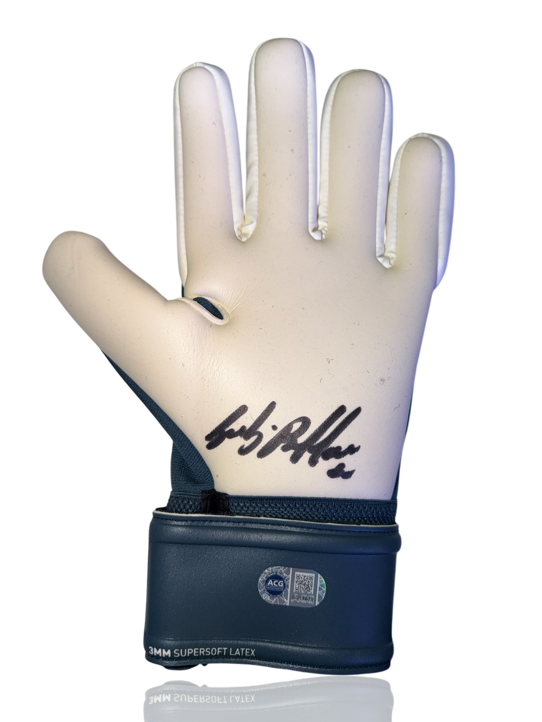 GIANLUIGI BUFFON SIGNED PUMA NAVY GOALKEEPER GLOVE (ACG CERT AG17579)