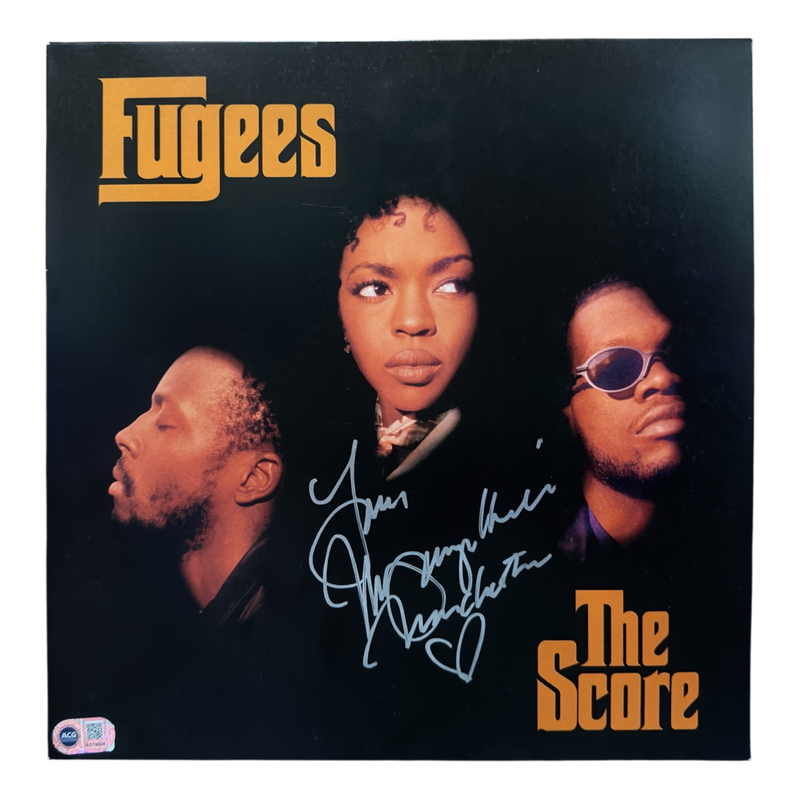LAURYN HILL SIGNED FUGEES THE SCORE VINYL (ACG CERT AG18028)-1