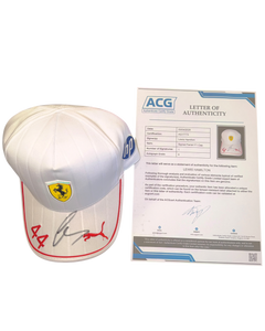 LEWIS HAMILTON SIGNED FERRARI 2025 FORMULA 1 CAP ACG LOA (ACG CERT AG17773)-2