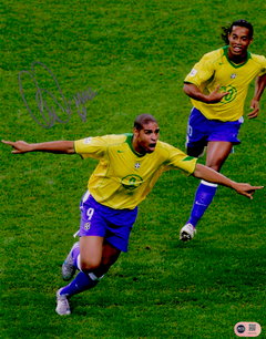 ADRIANO SIGNED BRAZIL 2004 LEGEND 14x11 PHOTO (ACG CERT AG17315)-1